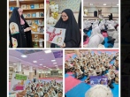 رونق کتابخوانی در مدارس حاشیه شهر به همت کتابداران کتابخانه حرم مطهر رضوی