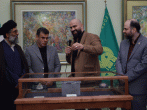رونمایی از 3 بازوبند پهلوانی اهدایی به موزه حرم مطهر رضوی