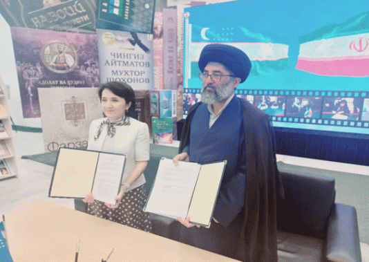 امضای تفاهم‌نامه همکاری میان کتابخانه رضوی و کتابخانه ملی ازبکستان در تاشکند