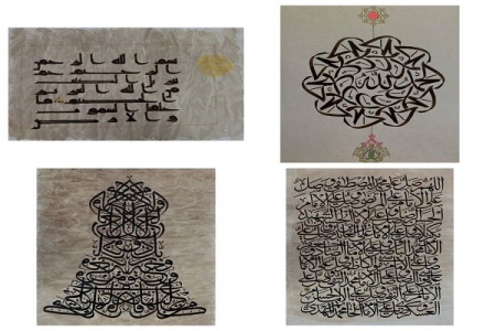 اهدای ۳۵ عدد تابلو خوشنويسي توسط آقاي علي محمد سالمي به موزه وزیری یزد