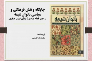 جایگاه و نقش فرهنگی و سیاسی بانوان شیعه از عصر امام صادق تا پایان غیبت صغری