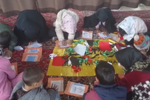 سبزوار: اجرای قصه گویی، نقاشی، آموزش کاردستی برای کودکان در مصلای نماز جمعه