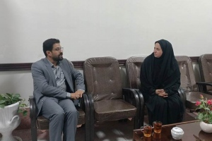 بیرجند: جلسه با مدیر کانون کتاب استان خراسان جنوبی در خصوص برنامه های دهه کرامت