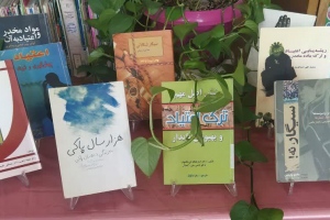 مشهد: كتابخانۀ حضرت عباس(ع)، نمایشگاه کتاب «روزي كه در آن دود نباشد» به مناسبت روز جهاني بدون دخانيات