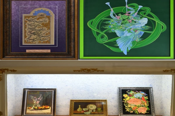 آثار جدیدی از ارادت هنرمندان در گنجینه هنرهای تجسمی موزه رضوی به نمایش درآمد