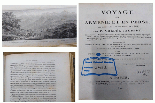 کتاب نفیس چاپ سربی «سفر به ارمنستان و ایران» با قدمتی 204 ساله در کتابخانه رضوی 
